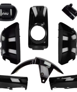 Verkleidungskit 10-teilig schwarz glänzend für NIU-N1, NQi-Sport
