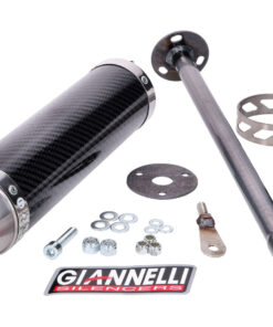 Endschalldämpfer Giannelli Carbon für Derbi GPR 50 Nude, Racing 50, Aprilia RS 50