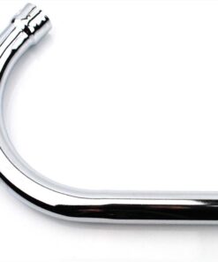 Auspuffkrümmer 32mm Zylinderanschluss 30mm Auspuffanschluss Chrom für Zündapp C 50 Sport, Super, GTS