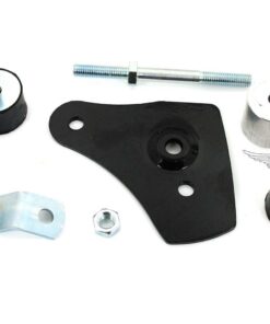 Auspuff Halter Satz 7-teilig Schwarz Metall für Zündapp, KS 50 Cross Typ 517