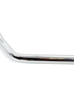 Auspuffkrümmer Stahl 28mm 350mm Chrom für Hercules Prima, KTM, DKW, Rixe