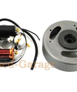 Zündung Komplett 103mm Polrad 80mm Grundplatte für Zündapp, Automatic Mofa Typ 444
