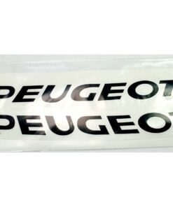 Aufkleber Schwarz 310mm x 30mm für Peugeot Mofa, Moped