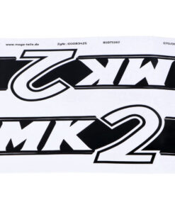 Aufkleber Satz MOGA 2 Stück 135mm x 47mm für Hercules MK