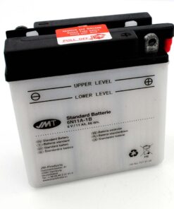 Batterie 6 Volt 11Ah inkl. Säurepack für Simson, BMW R 26, 27, Heinkel Tourist 101, 102, 103, 150, 175, Hercules K 125 BW, Motor Guzzi TS 250, MZ ES 300