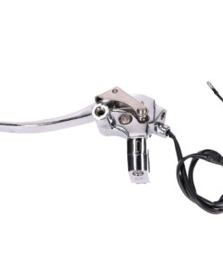 Bremsarmatur links Bremshebel Chrom inkl. M10 Spiegelaufnahme für GY6 Grand Retro (25mm Lenkerdurchmesser)