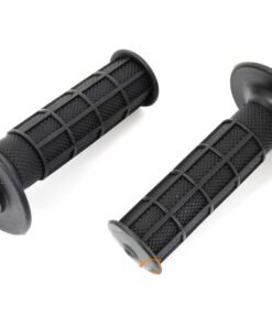 Griffe Gummi Schwarz 22/24mm 110mm für Zündapp GTS, KS, C 50 Sport, Kreidler, Hercules
