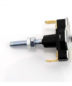 Bremslichtschalter Goebel Hinten Schwarz Metall für Zündapp ZE 40, ZD 20, 25 TS, 50 CS 50, Hai R Roller, RS Super, C Sport, GTS KS Cross, Super Water-cooled, 80, K Kreidler, Puch, KTM, Hercules MK, K, KX, Prima, Ultra, 125 BW