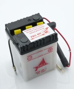 Batterie mit Sicherungshalter 6 Volt 4 Ah 6N4-2A-7 für Honda MT / MB 50-80ccm