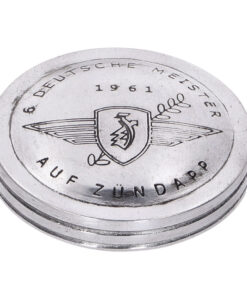 Tankdeckel chrom mit Logo für Zündapp