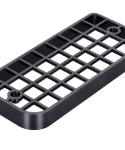 Lampengitter für eckige Rückleuchte (ABS Kunststoff) schwarz für Piaggio Ciao P/PX