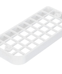 Lampengitter für eckige Rückleuchte (ABS Kunststoff) weiß für Piaggio Ciao P/PX