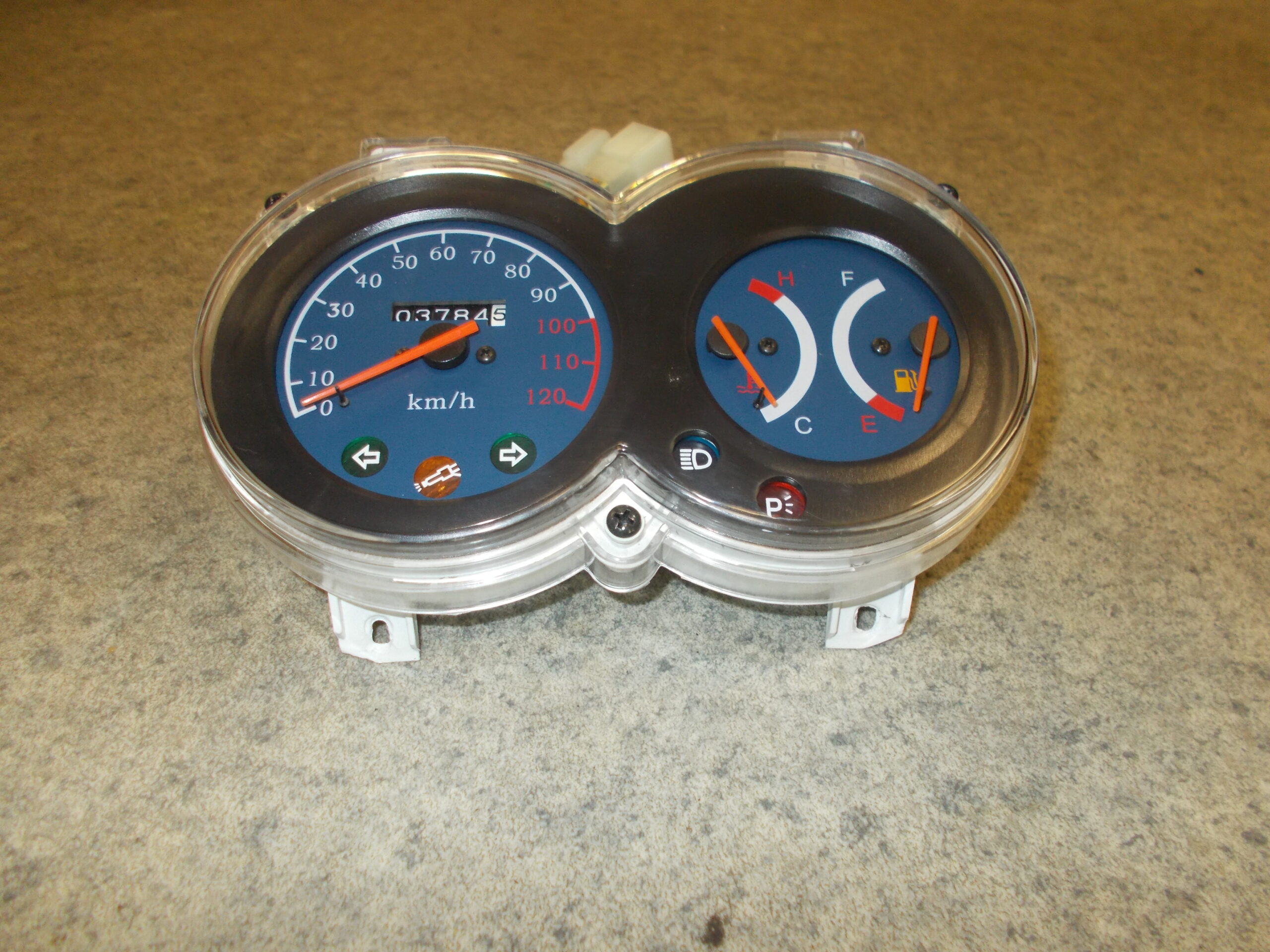 Roller Tacho Tachometer 125ccm | Für ZNEN, Nova Motorroller | Cockpit Instrument Retro