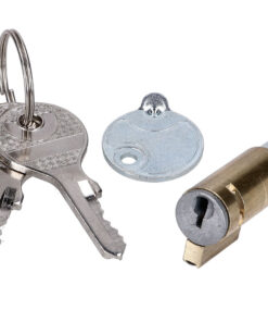 Lenkschloss Messing mit 2 Schlüsseln und Deckel für Kreidler Florett K 54, Flory, Zündapp, Hercules