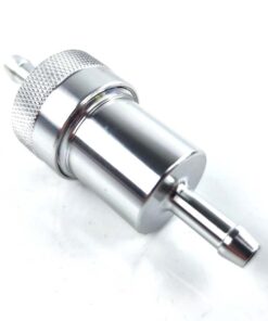 Benzinfilter Aluminium 6,5mm 76mm für Zündapp, Kreidler, Hercules, Puch, Miele, Simson, DKW, KTM, Mofa, Moped, Mokick