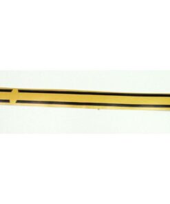 Tankaufkleber Schwarz-Gold 290/50mm x 20mm für Kreidler, Florett