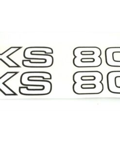 Aufkleber Satz Seitendeckel für Zündapp KS 80