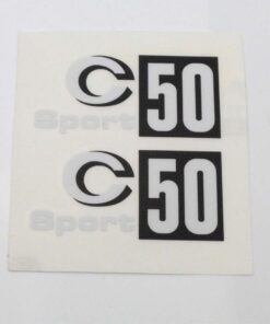 Aufkleber Satz Seitendeckel Verkleidung für Zündapp C 50 Sport Moped