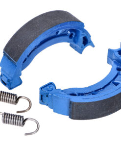 Bremsbackensatz Polini Sport 90x18mm inkl. Federn für Trommelbremse für Piaggio / Vespa Ciao, Bravo, Grillo, SI, Vespino mit Speichenrad