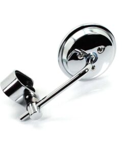 Lenkerendenspiegel Custom klein chrom für Mofa, Moped, Chopper