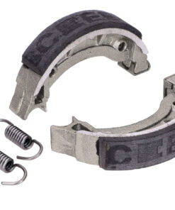 Bremsbackensatz 90x18mm für Zündapp, Kreidler, Puch, Hercules, Tomos, DKW, Piaggio Mofa, Moped mit Trommelbremse