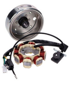 Lichtmaschine Stator inkl. Schwungrad für China 4-Takt GY6 Euro4 45Km/h