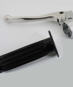 Armatur Aluminium Kupplungshebel 22mm Schwarz 105mm für Zündapp, Kreidler, Hercules, Puch, DKW, KTM, Mofa, Moped, Mokick