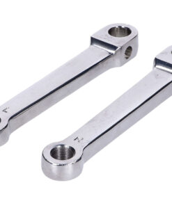Pedalarm Gerade 135mm Chrom Satz (2 Stück) für Kreidler, Flory, MF, Mofa, Moped