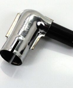 Zündkerzenstecker Metall-Schwarz Typ OKS 14-3 für TESLA 14-3, Peugeot 101, 102, 103, Mobylette, Mofa, Moped