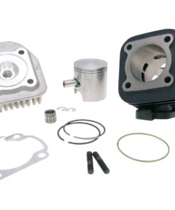 Zylinderkit Polini Grauguss Racing d=47mm 70ccm 12mm schräg für Minarelli liegend AC