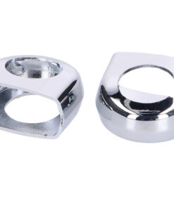 Lenkerbefestigungs Abdeckung Chrom 2 Stück für Kreidler, Florett, RMC, RS, TM, LF, LH