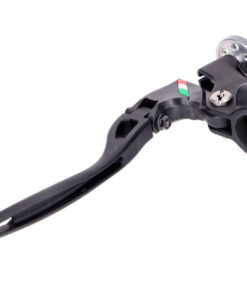 Kupplungsarmatur Domino Racing für 22mm Lenker links schwarz 26mm mit Klapphebel für Kupplungszug