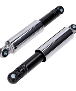 Stoßdämpfer Satz IMCA 240mm geschlossen chrom/schwarz