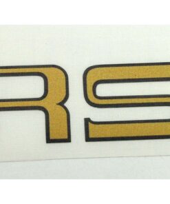 Aufkleber Tank RS gold schwarz 55x20mm für Kreidler Florett RS