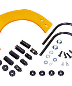 Windschild kurz gelb getönt mit Halterung für Vespa Keyless GTS 125, 300 2023-