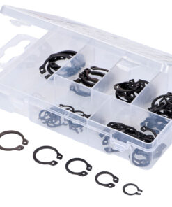Wellensicherungsringe Sortimentskasten Außenringe 8-19mm 78-teilig