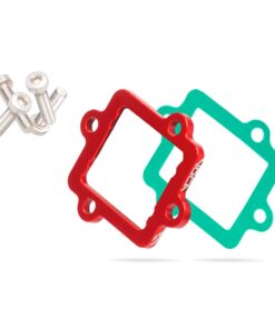 Spacer / Distanzplatte Membranblock Voca CNC 5mm rot für Minarelli liegend