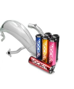 Auspuff Voca Cross chrom 50/70ccm für Sherco 50 SM-R, SE-R