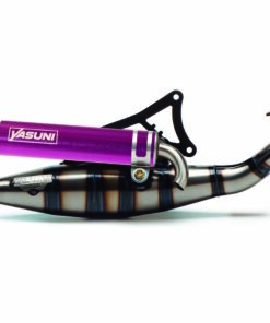 Auspuff Yasuni R lila für Minarelli liegend