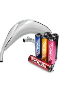 Auspuff Voca Cross chrom 50/70ccm für Fantic