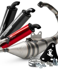 Auspuff Voca Sabotage V2 50/70ccm für Minarelli stehend