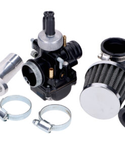 Vergaser Tuning Satz inkl. Ansaugstutzen und Sport Luftfilter für Zündapp KS Typ 517, 519, 530