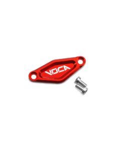 Anlasser Verschlussdeckel Voca Racing CNC rot für Minarelli liegend