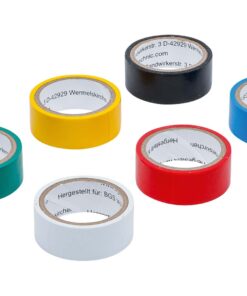 Isolierband Set PVC 6-teilig verschiedene Farben